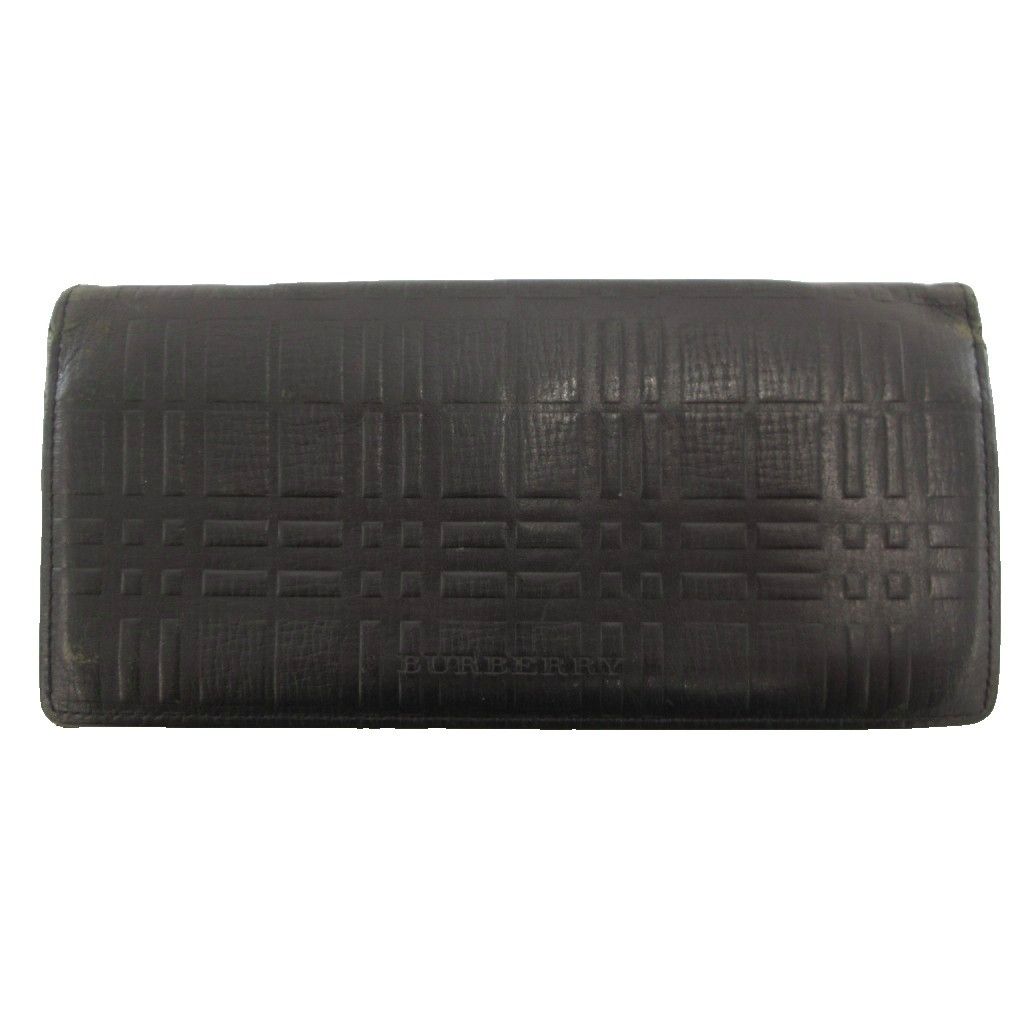 BURBERRY バーバリー 長財布 バーバリー BURBERRY 二つ折り長財布 ロングウォレット エンボス