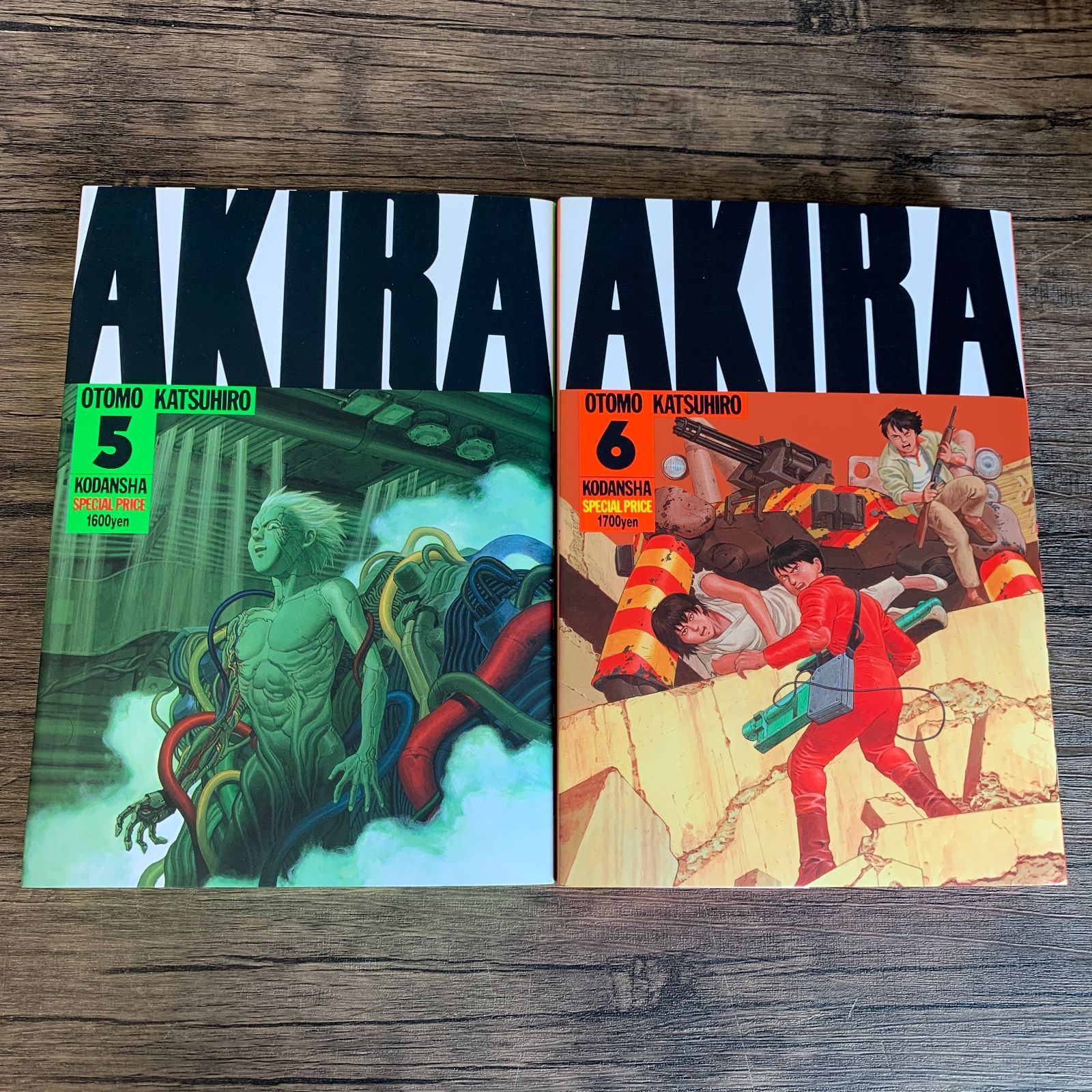 むつ1-070219] AKIRA 1-6巻全巻完結セット 大友克洋 講談社コミックス
