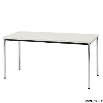 藤沢工業(TOKIO) ミーティングテーブル TDWS-1275M ホワイト