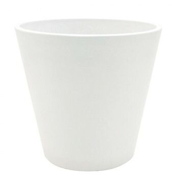 大橋新治商店 ガルボ 大型植木鉢 プラスチックポット K10号 ホワイト 57-2306