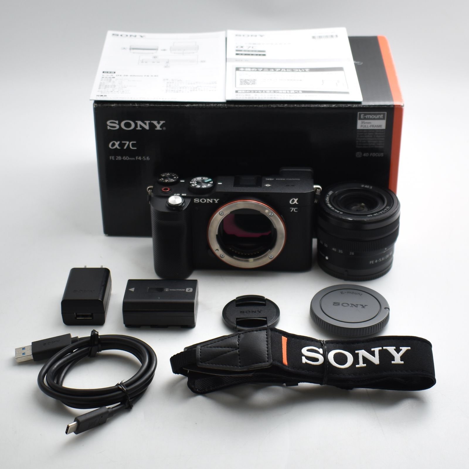 B#12891 SONY(ソニー) フルサイズ ミラーレス一眼カメラ α7C ズーム 