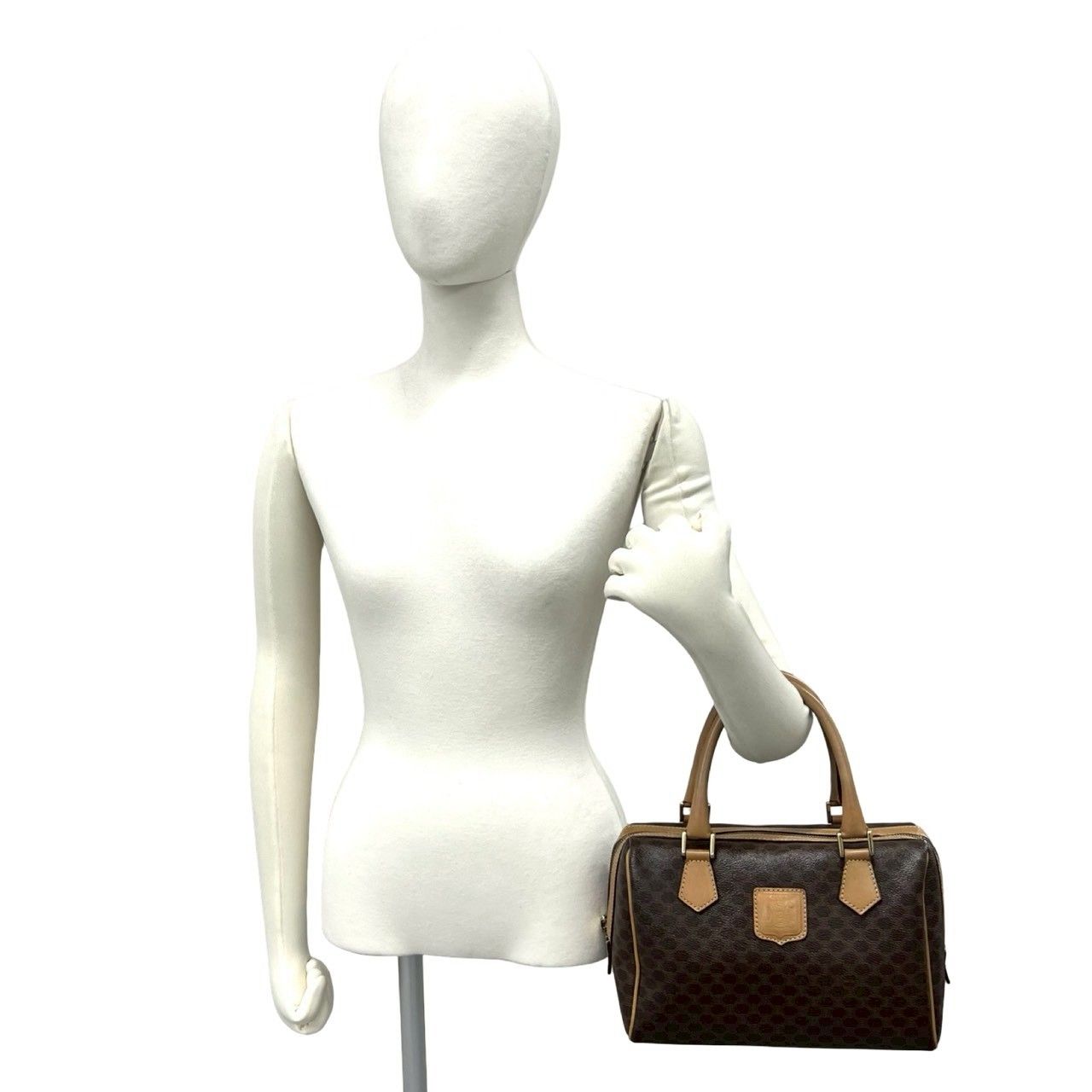 極 美品 CELINE セリーヌ ヴィンテージ マカダム ブラゾン トリオンフ