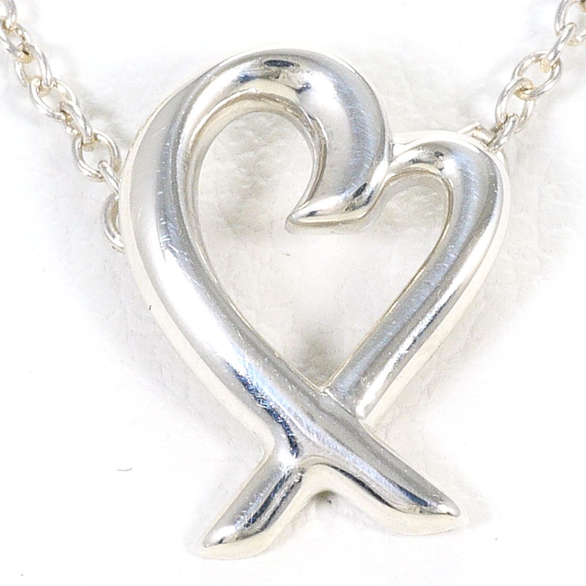 ティファニー TIFFANY&Co. ラビングハート シルバー925 ネックレス 総重量約1.6g 約41cm 12,460円