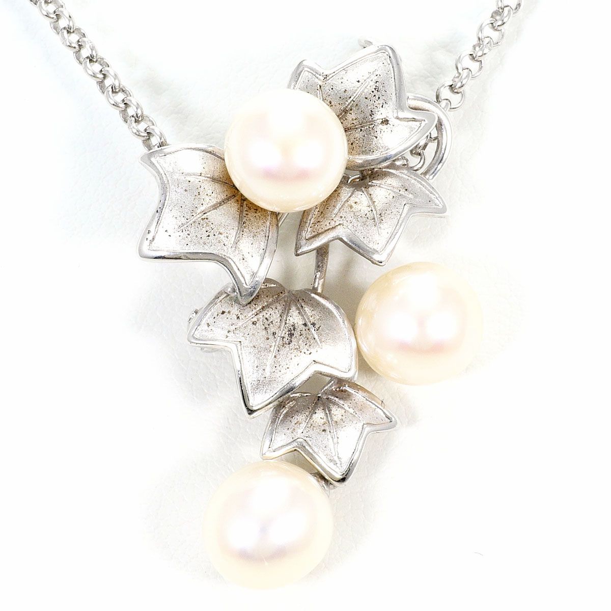 タサキ TASAKI シルバー ネックレス パール（真珠） 総重量約10.9g 約50cm