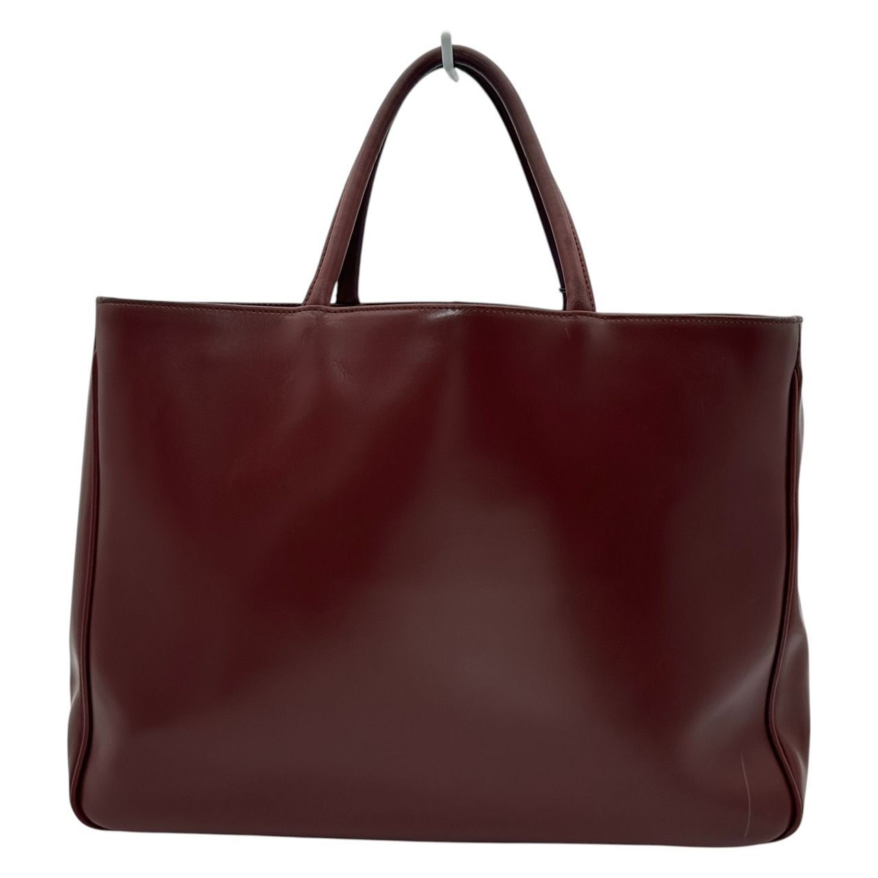 B5760】 FURLA フルラ トートバッグ レザー ボルドー ファスナー 大