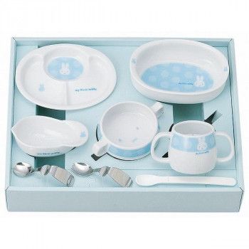 金正陶器 my First miffy ミッフィー ベビー食器セット(ブルー) 406751 8,420円