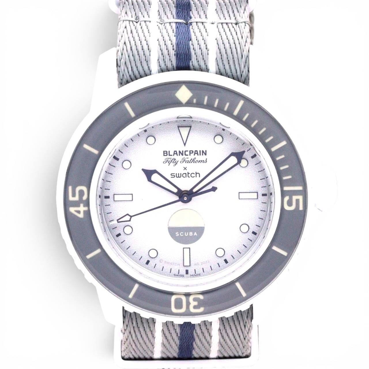 X Swatch Blancpain Scuba Fathoms Antarctic ブランパン Fifty OCEAN 