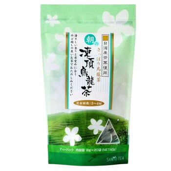 山陽商事 朝のさっぱり凍頂烏龍茶ティーバック40g(20袋)×10(ケース販売)