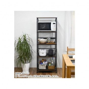 フクダクラフト レンジラック ハイタイプ ブラック KR-160 BK W