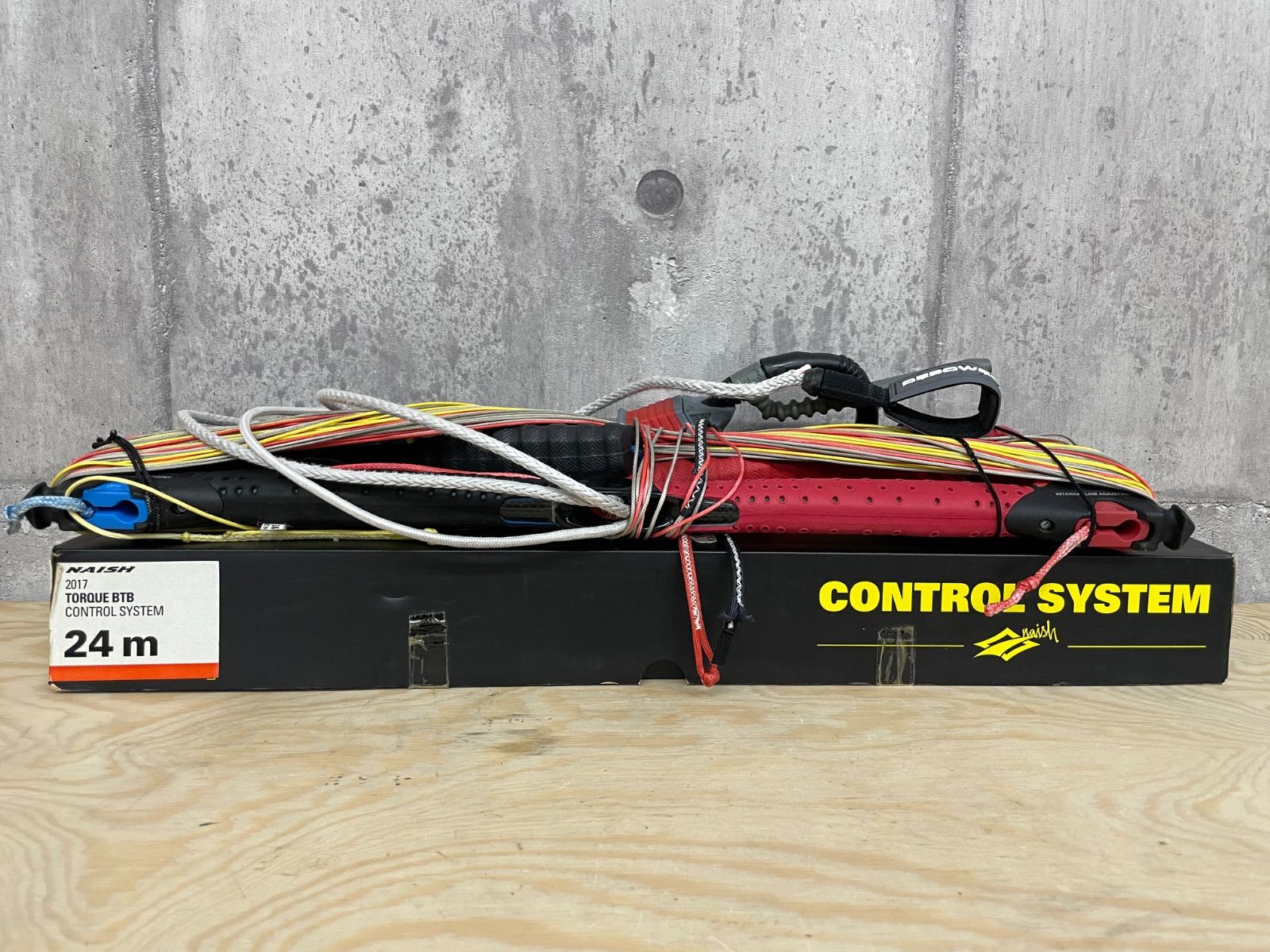 H-07018 NAISH ナッシュ Torque BTB Control System コントロールシステム 24mライン付き 2017 カイトサーフィン