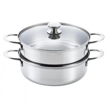 ルチェンテ IH対応二段蒸し器23cm LU-23M 5407-069