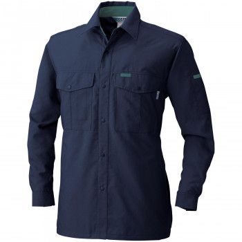桑和 VA915 長袖シャツ 6Lサイズ ネイビー(1) VIVA SOWA 6,682円
