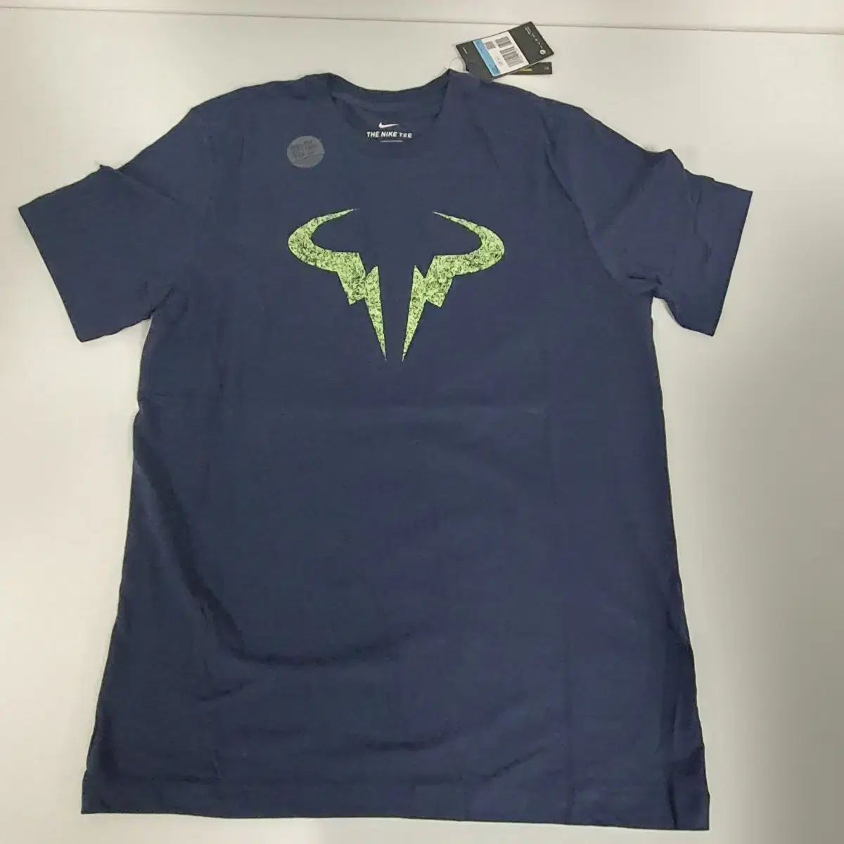 N20) NIKE ラファエル・ナダル テニス ドライフィット 半袖T M ネイビー (新品