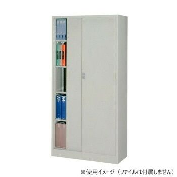 一般書庫/D:400タイプ 3×6型引違書庫(スチール戸) 1号 棚板4枚付 ニューグレー COM-N603D