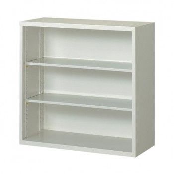 一般書庫/D:400タイプ オープン書庫 3×3型 棚板2枚付 ニューグレー COM-NP303 22,664円