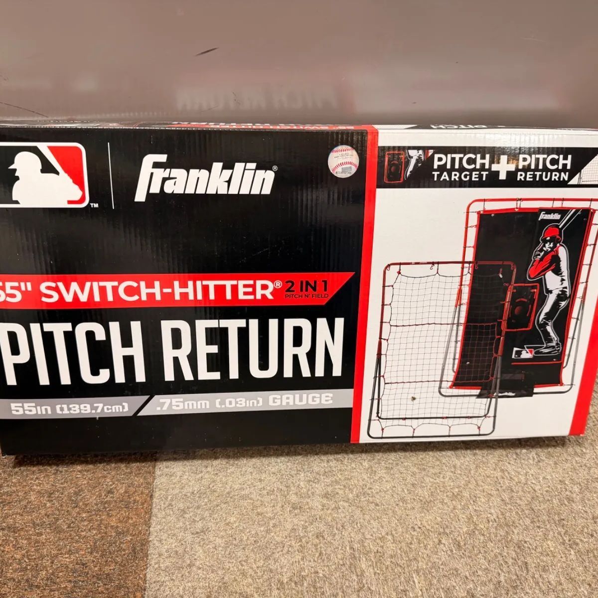 【新品 未使用】Franklin MLB ピッチリターン55インチPitch Return24803 野球練習ネット