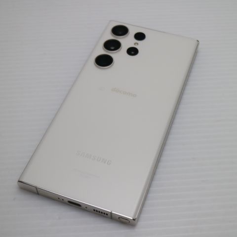 新品同様 SC-52D Galaxy S23 Ultra 256GB クリーム DoCoMo スマホ