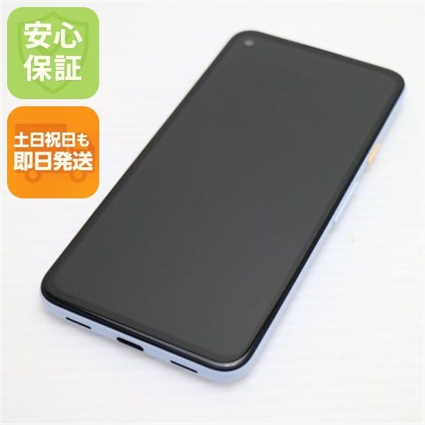 新品同様 SIMフリー Google Pixel 4a 128GB ブルー スマホ 白ロム 土日