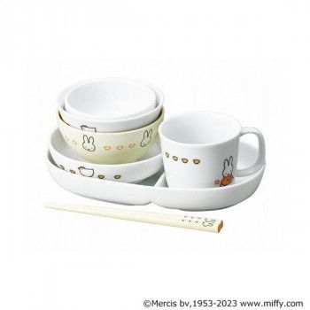 金正陶器 ミッフィーイングレーズ(こっこ親子) つみつみ食器セット 417722 8,532円