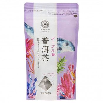 久順銘茶 1杯用ティーバッグ 中国茶 プーアル茶 (2g×10P) 12個セット 673
