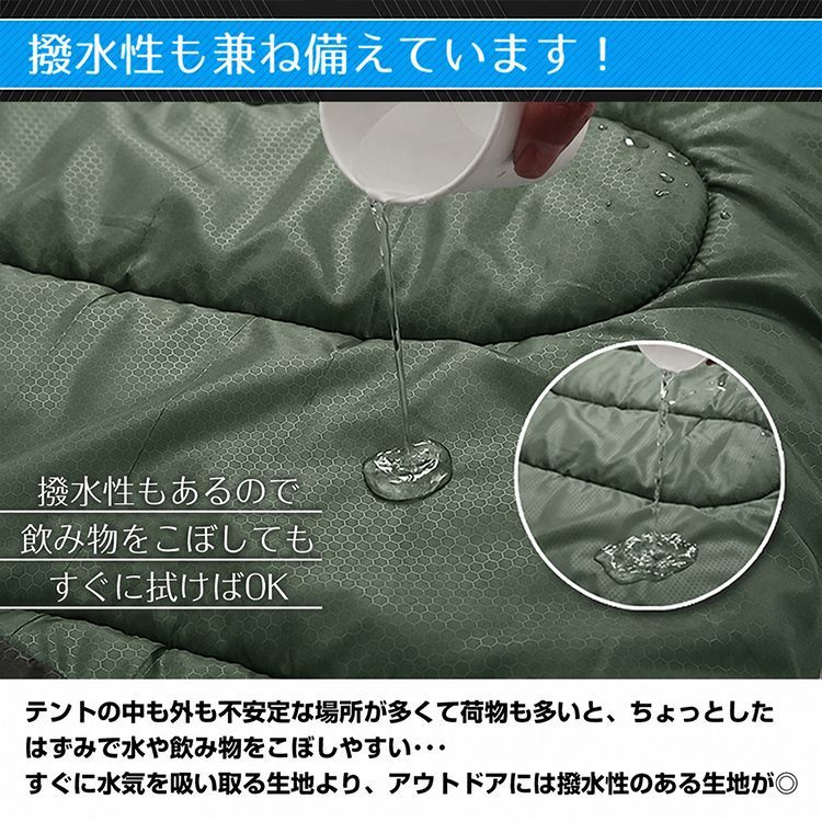 寝袋 冬用 最強 コンパクト シュラフ 夏用 封筒型 ねぶくろ 暖かい 防寒 キャンプ オールシーズン 連結 軽量 洗える 子供 車中泊 添い寝 来客用 布団 防災グッズ ad010 thumbnail 10