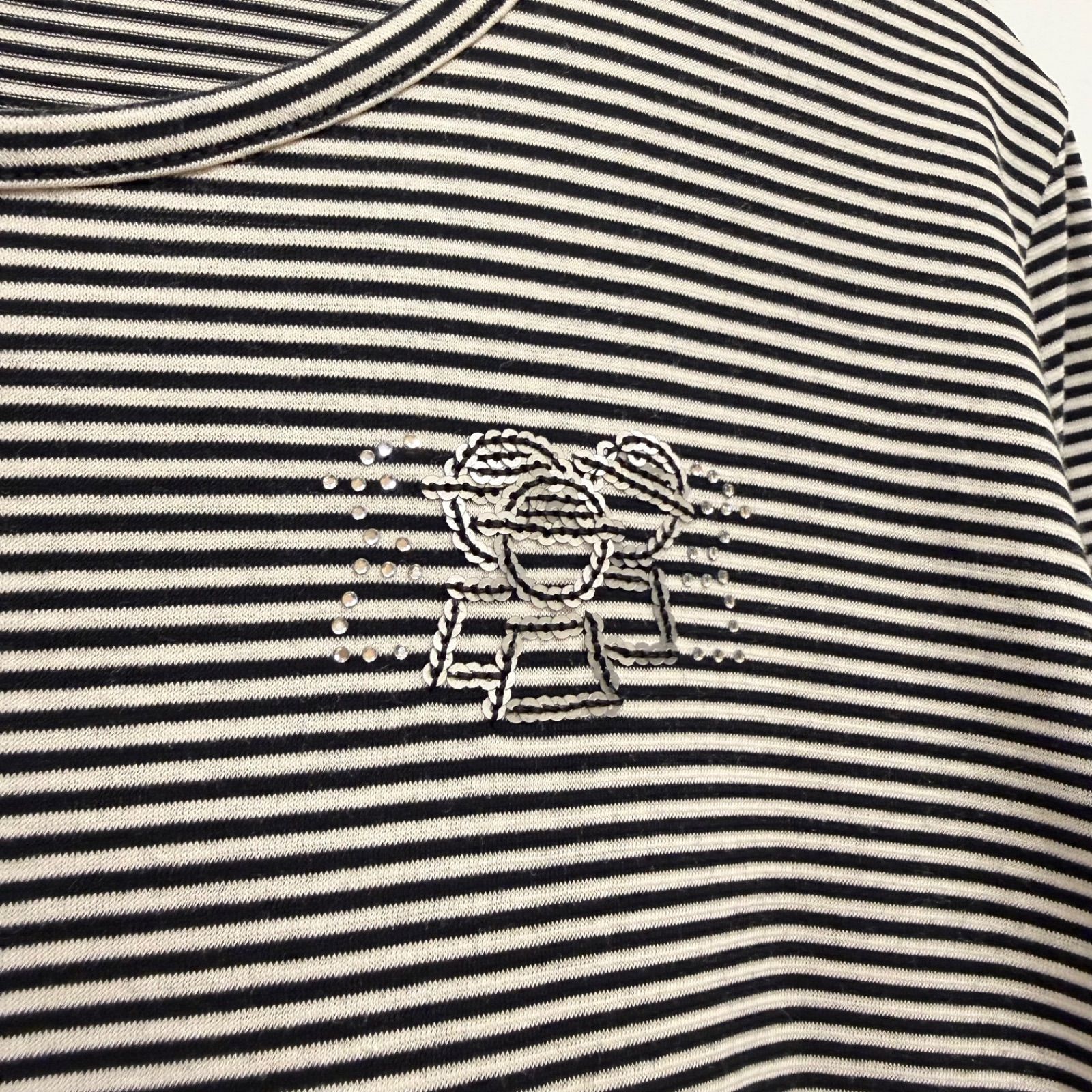 PICONE ピッコーネ 半袖Tシャツ ロゴデザイン ボーダー 38【送料込み