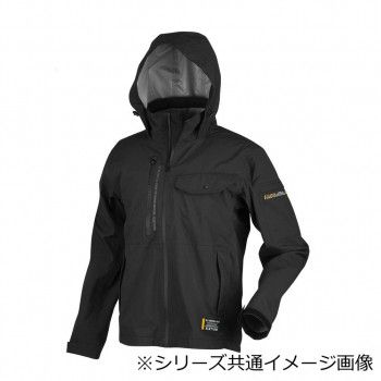 カジメイク 3レイヤー全天候型ワーキングジャケット ブラック 3L 6100