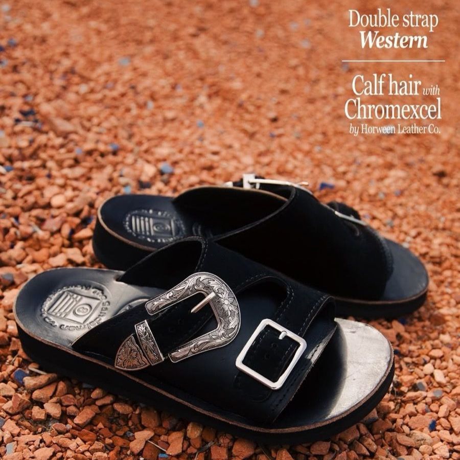 THE SANDALMAN 26ss JS DOUBLE STRAP w/WESTERN 7 ザ サンダルマン