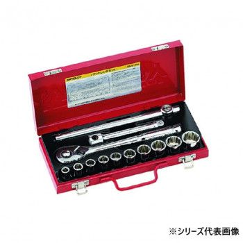 ミトロイ(MITOLOY) 1/2 ソケットレンチセット mm メタルケースセット SN414M-ISO 23,112円
