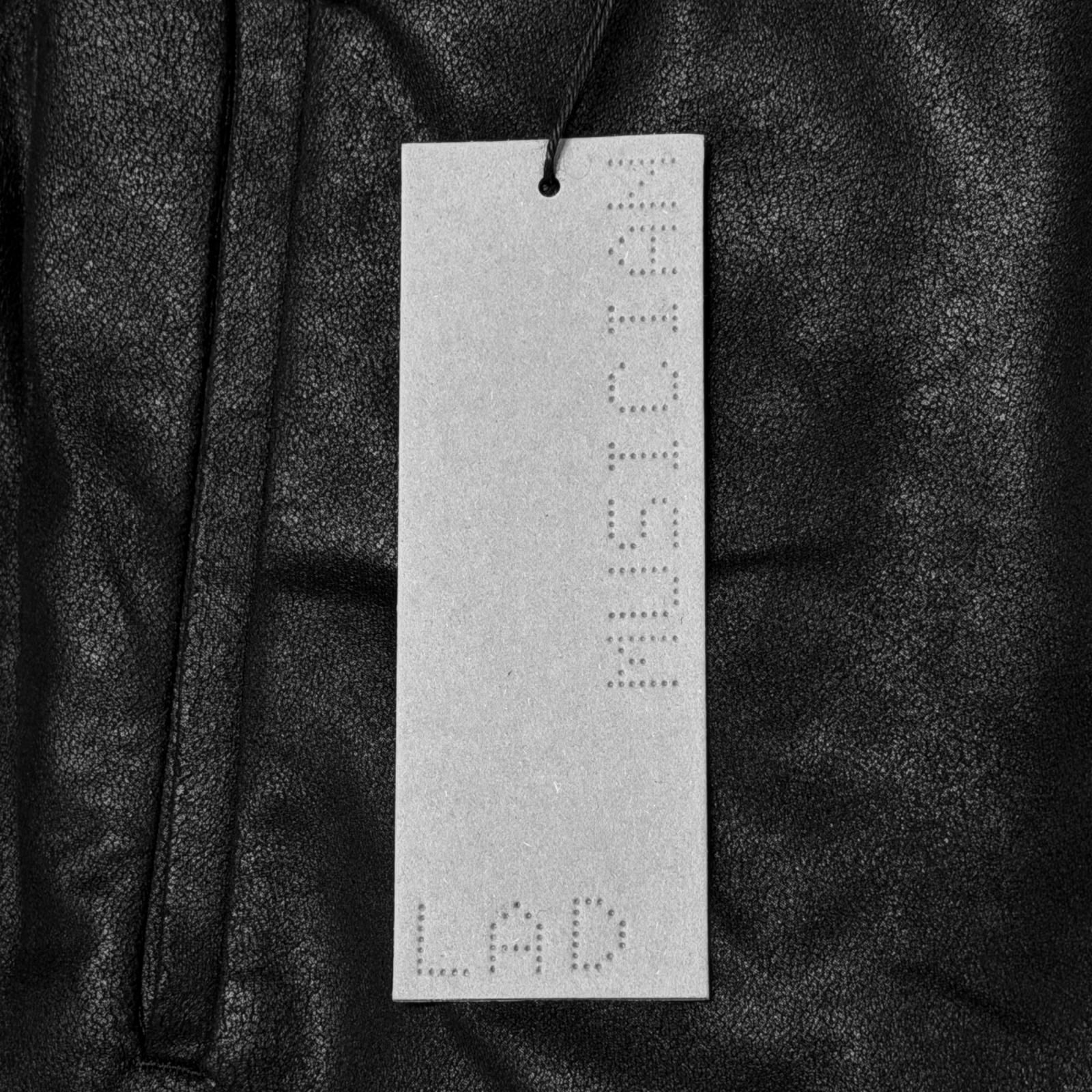 参考上代27500円 ラッドミュ―ジシャン 26SS STRETCH FAUX LEATHER