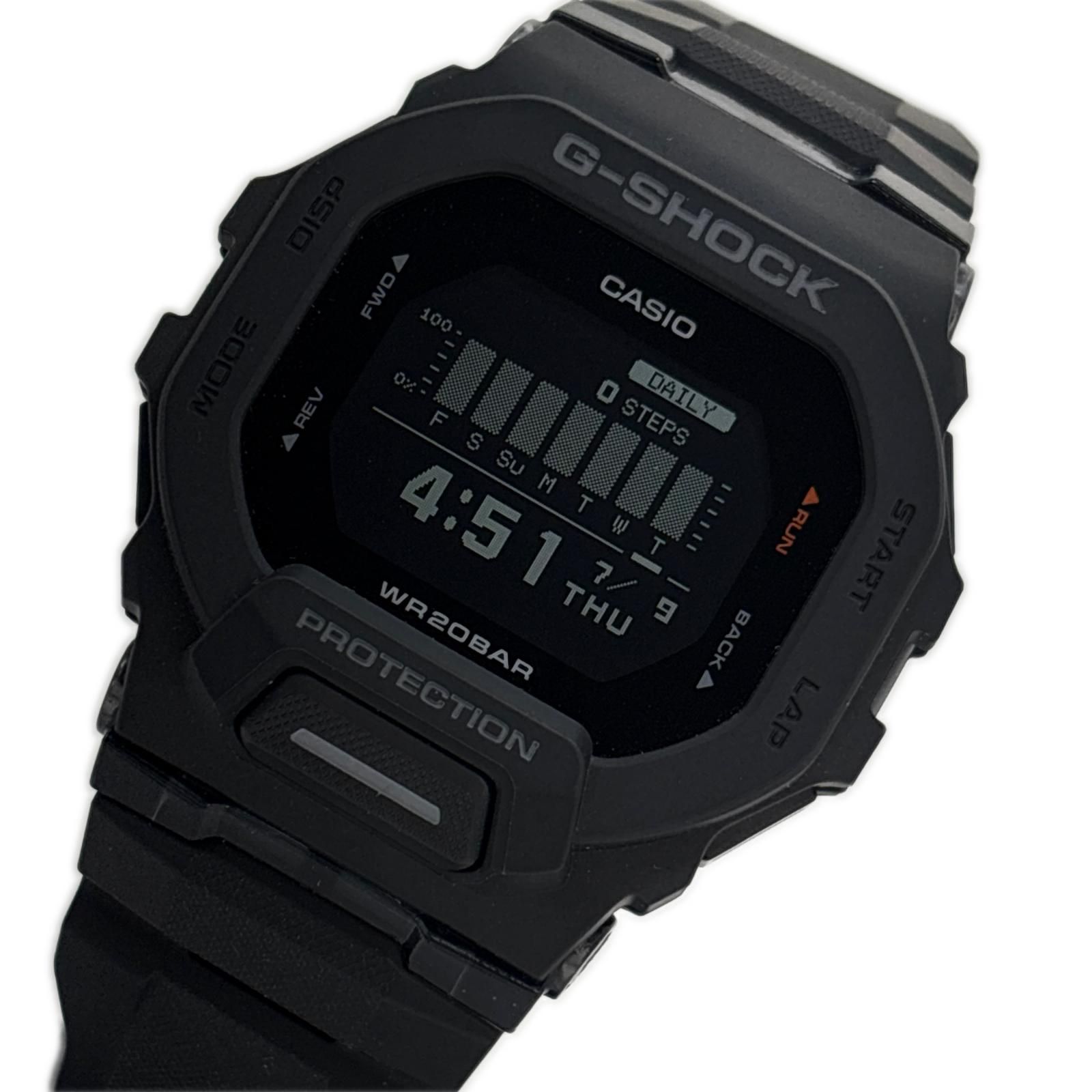 CASIO カシオ G-SHOCK G-SQUAD GBD-200-1JF 腕時計 樹脂系 ブラック