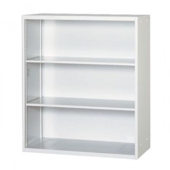 壁面収納家具/D:400・ホワイトタイプ オープン H1050 棚板2枚付 ALPSホワイト色 COM-UAO4-W11