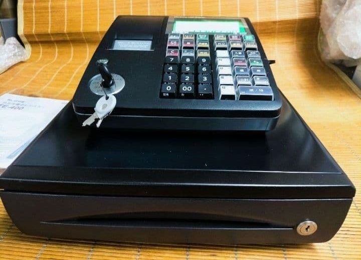 カシオレジスター TE-400 フル設定無料 美品PC連携売上管理 878340