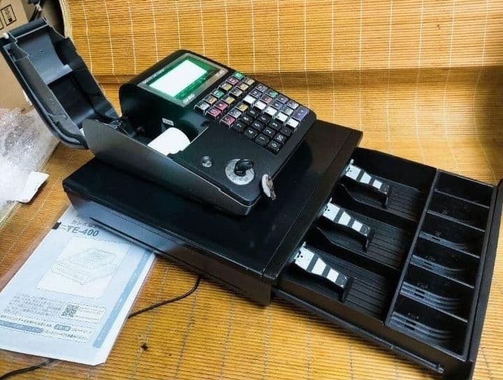 カシオレジスター TE-400 フル設定無料 美品PC連携売上管理 878340