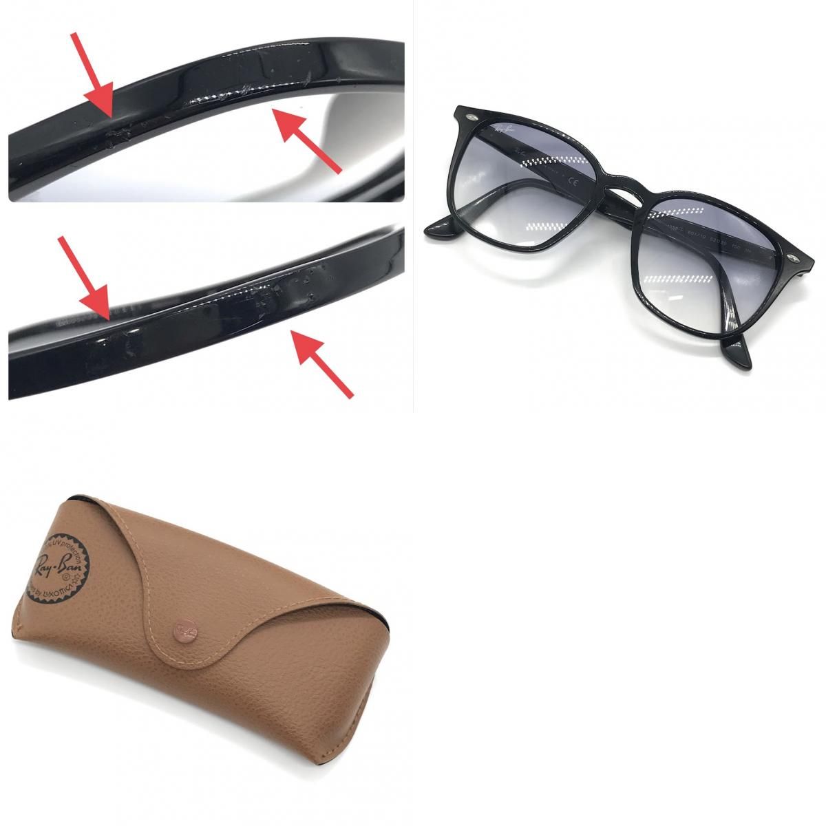 倉吉店】 中古 RAY BAN | レイバン サングラス RB4258-F ブラック