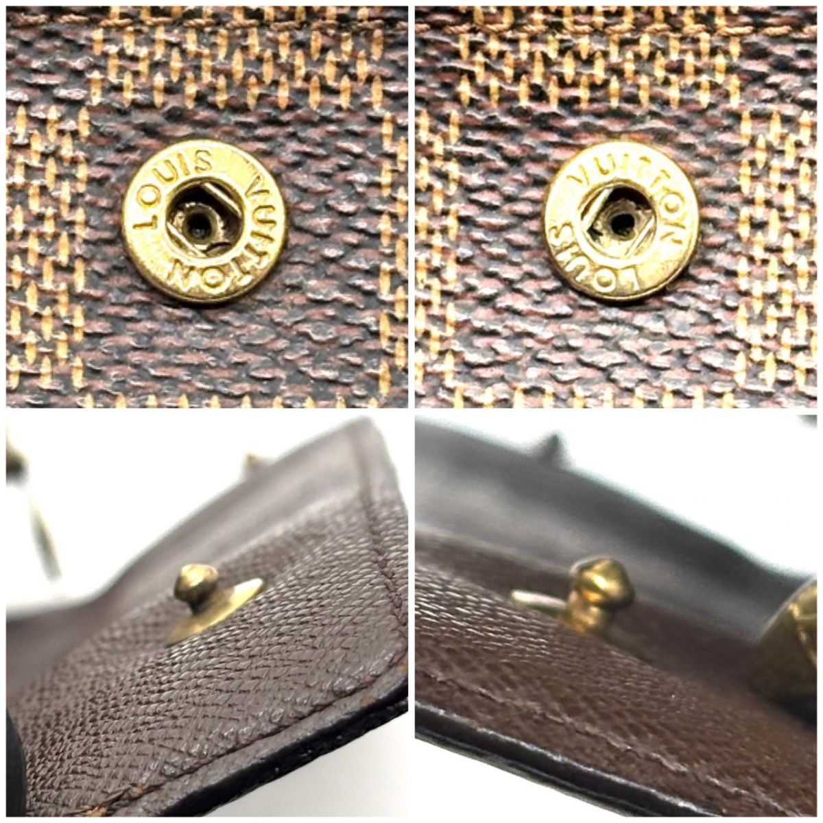 身軽さに品を添える】 LOUIS VUITTON チェーンウォレット ダミエ