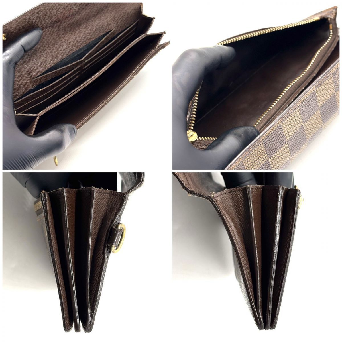 身軽さに品を添える】 LOUIS VUITTON チェーンウォレット ダミエ