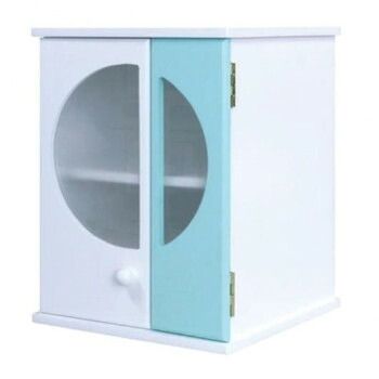 ペット仏壇 手元供養 メモリアルBOX L ホワイトグリーン H29.5cm 060625