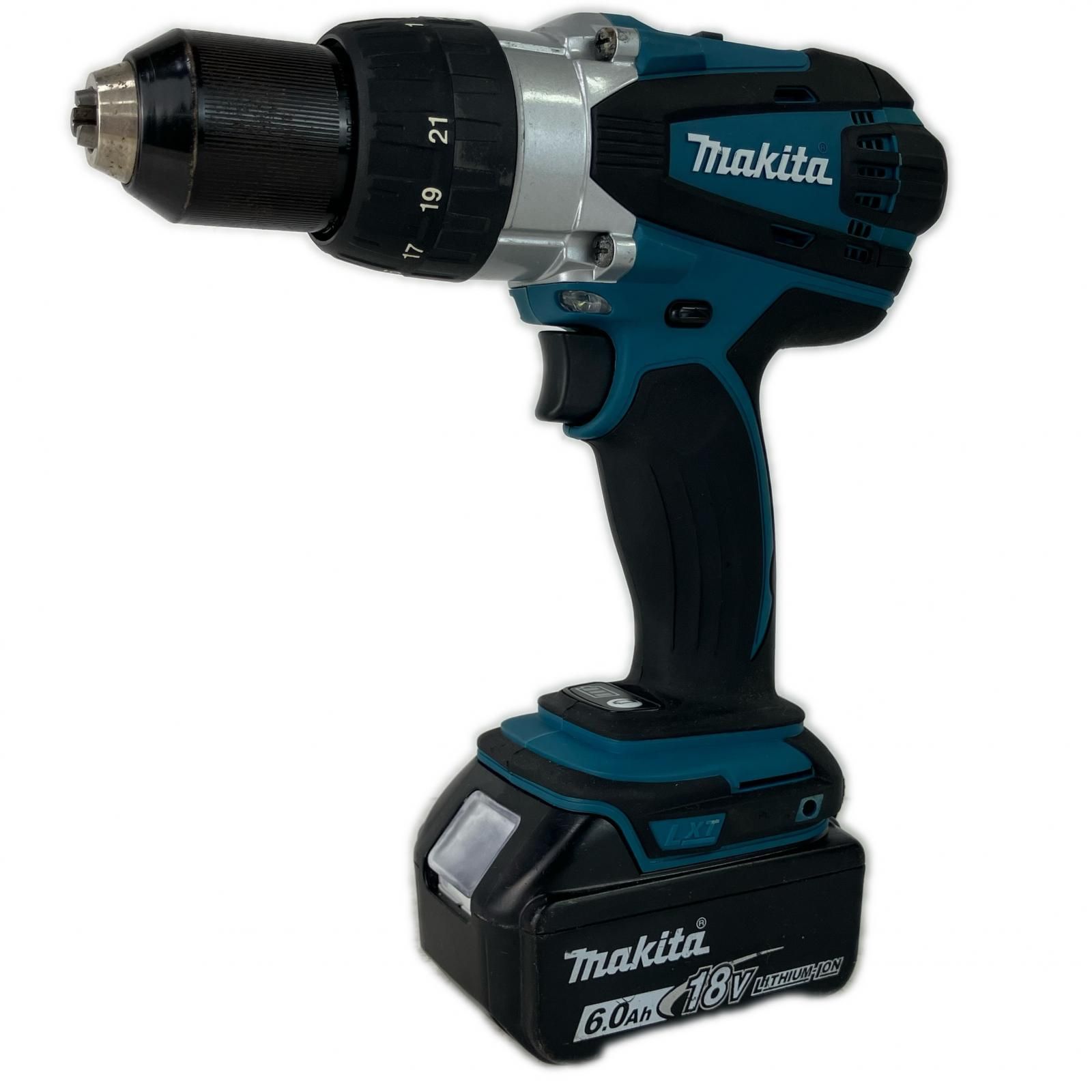 MAKITA マキタ 18v 充電式ドライバドリル バッテリーx1付 ※充電器無し DF458D ブルー