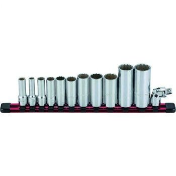 ミトロイ(MITOLOY) 3/8 ソケットレンチセット ディープ インチ ホルダーセット SH313L