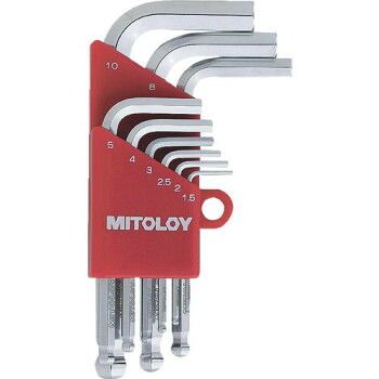 ミトロイ(MITOLOY) L型ホローレンチ ボールポイント ショート 9本組セット HBS900 7,260円