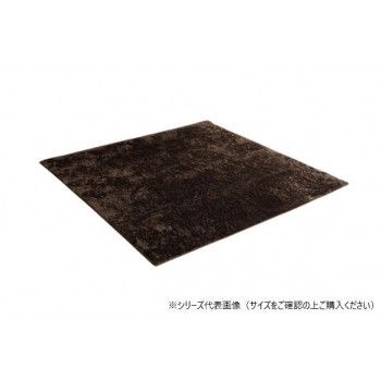 ラグ 制菌加工 約3畳 約200×250cm ホットカーペット対応 ブラウン 3985119