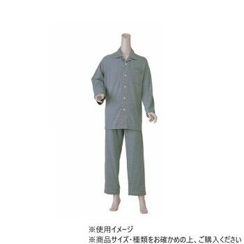 神戸生絲 紳士楽らくパジャマ上下セット(通年用)L No.47 グレー