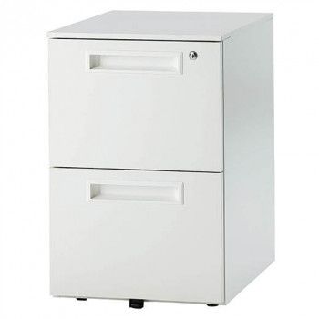 井上金庫販売 オフィス用 2段ワゴン ホワイト GSWシリーズ GSW-2 W