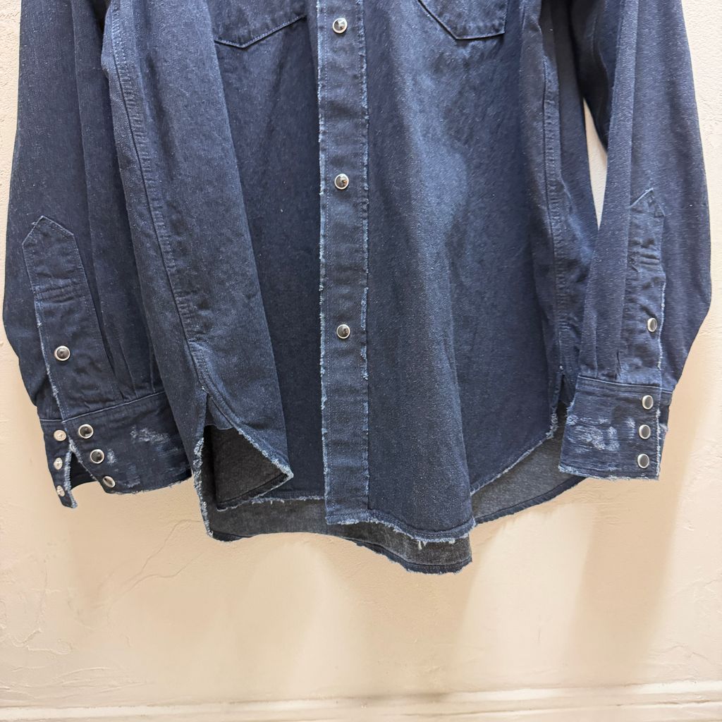 トップス 24aw marka WESTERN RIDERS SHIRT marka マーカ 24AW WESTERN RIDERS SHIRT ライダースシャツ
