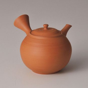 義翠本朱泥丸型筋引き急須 Y40 21,326円