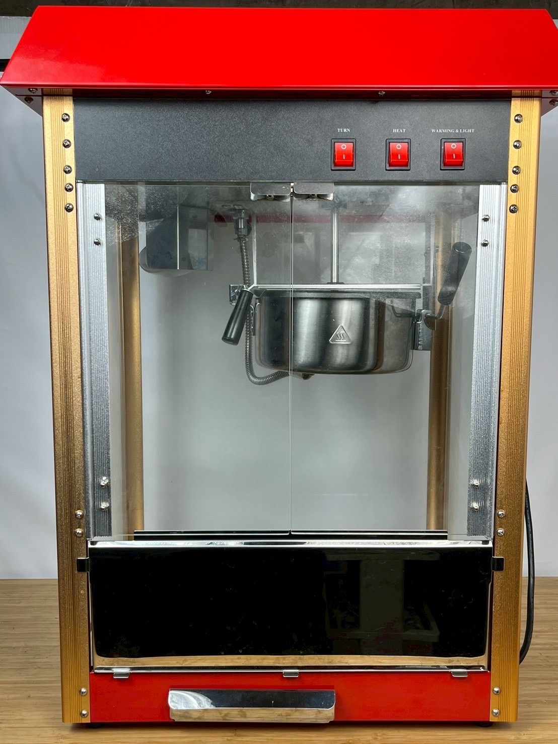 【埼玉発】動作確認済み ポップコーンマシン PRO 業務用 100V ケーズウェーブ