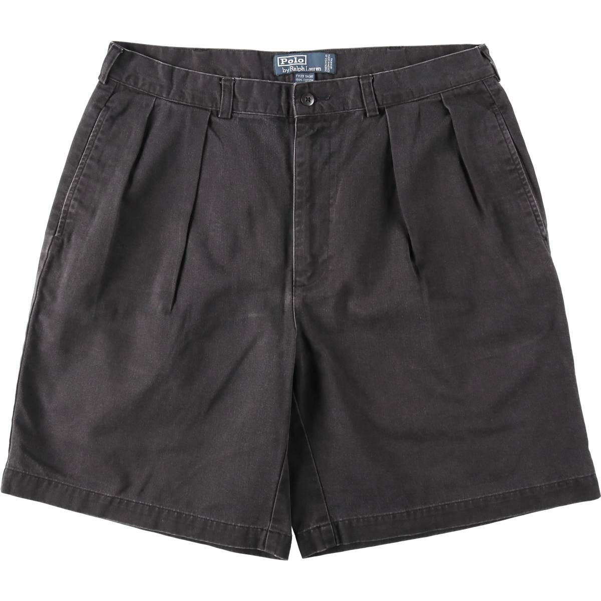 古着 ラルフローレン Ralph Lauren POLO by Ralph Lauren TYLER SHORT ツータック チノショーツ ショートパンツ メンズw34相当/eaa660228