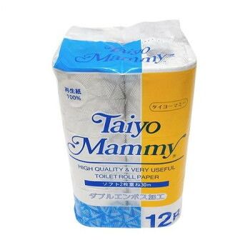 太洋紙業 1280 トイレットペーパー W マミー (30m) 12R×8入 8,119円