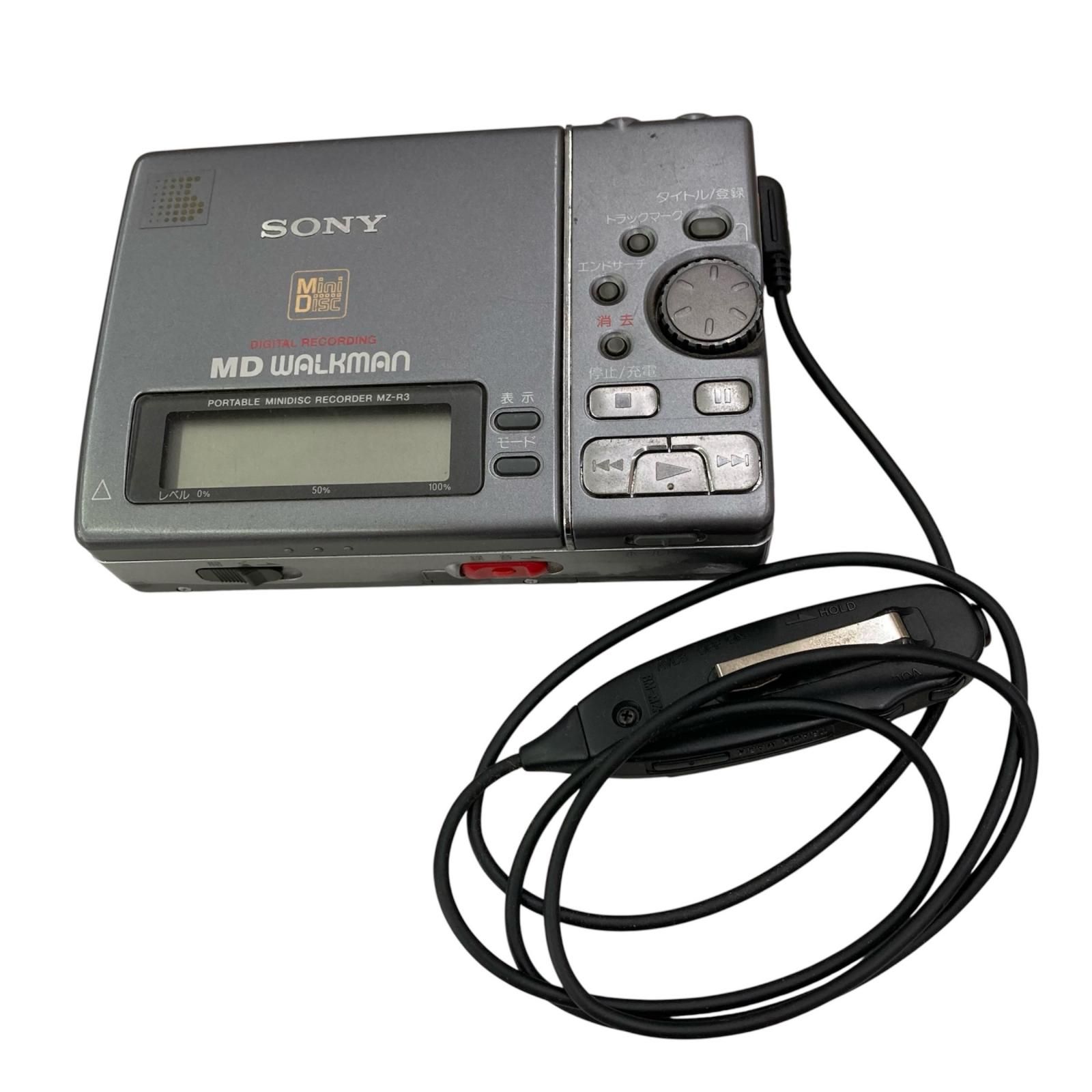 186001 ジャンク品 SONY ソニー MDウォークマン MZ-R3 ポータブルMD